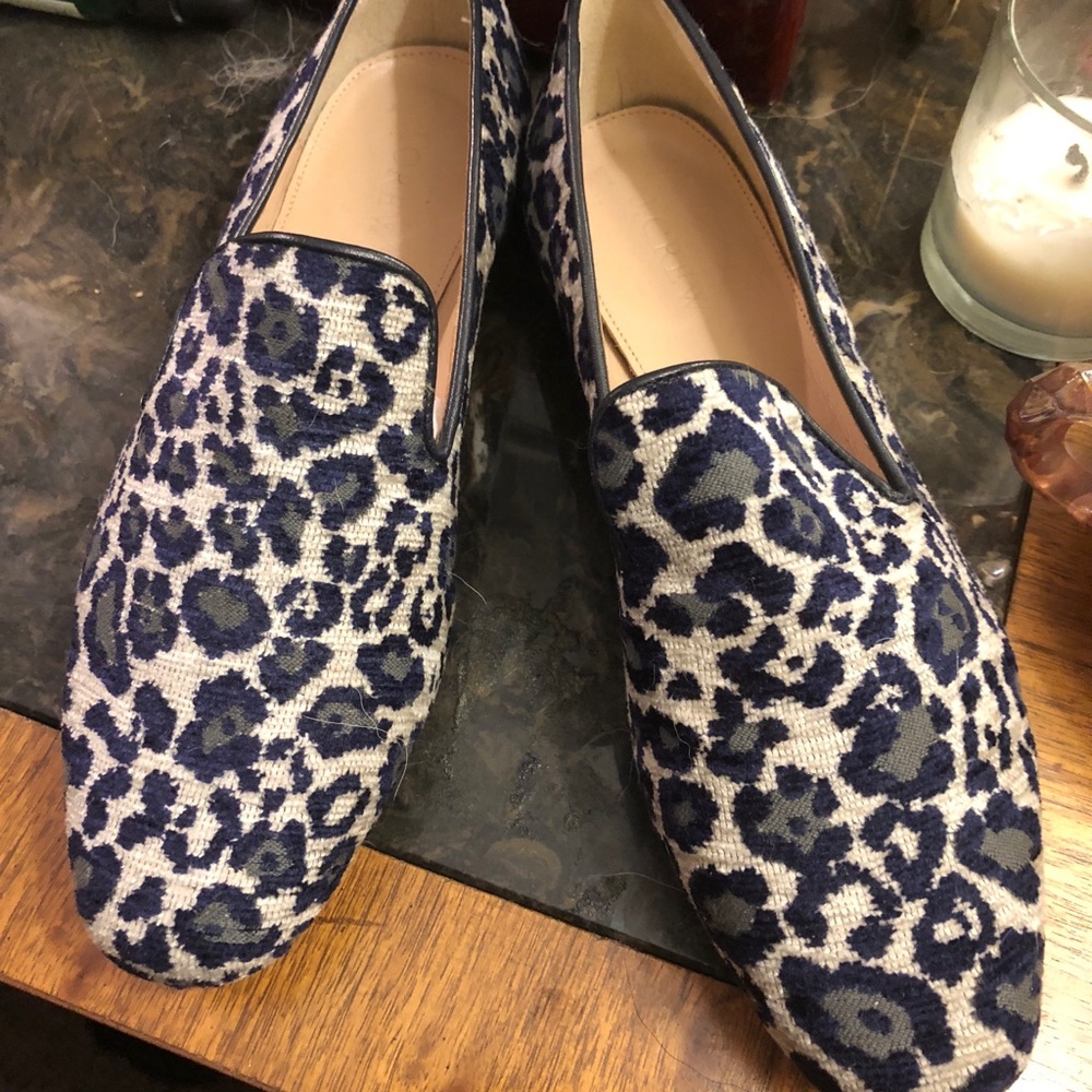 J. Crew Leopard Print Slip-on Shoes